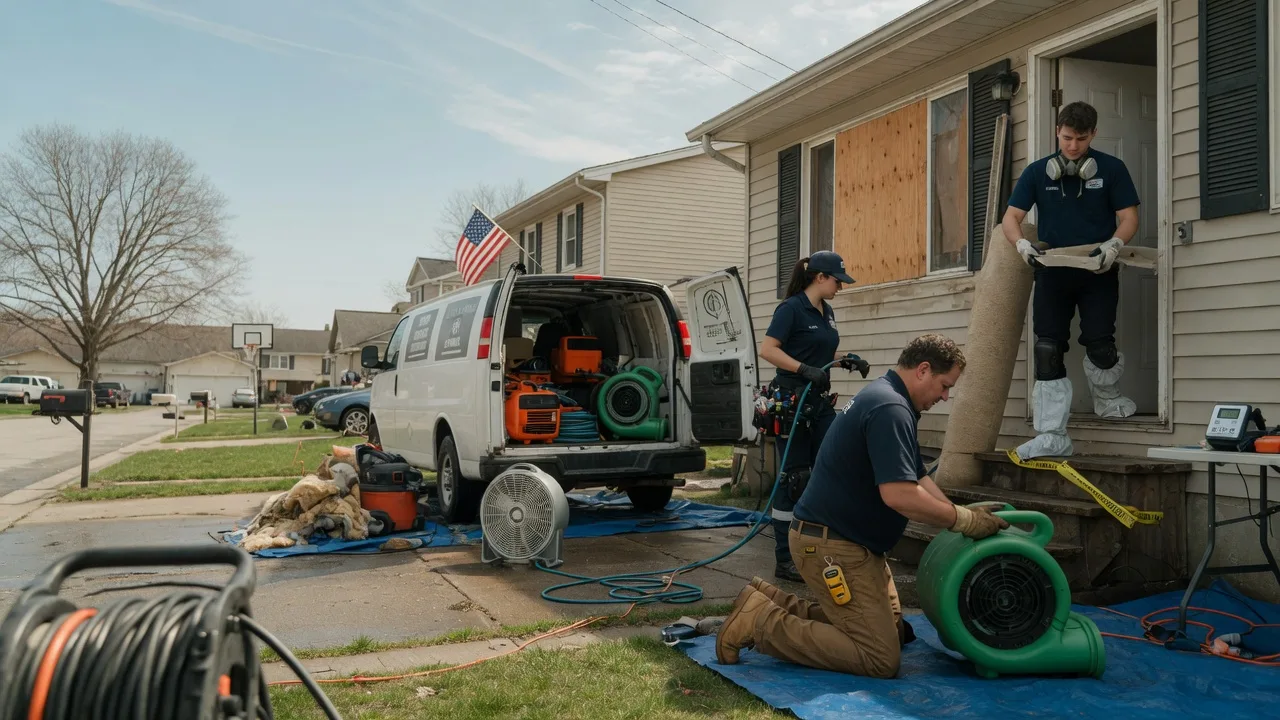 Water Damage Restoration in Palmyra, IL near me
